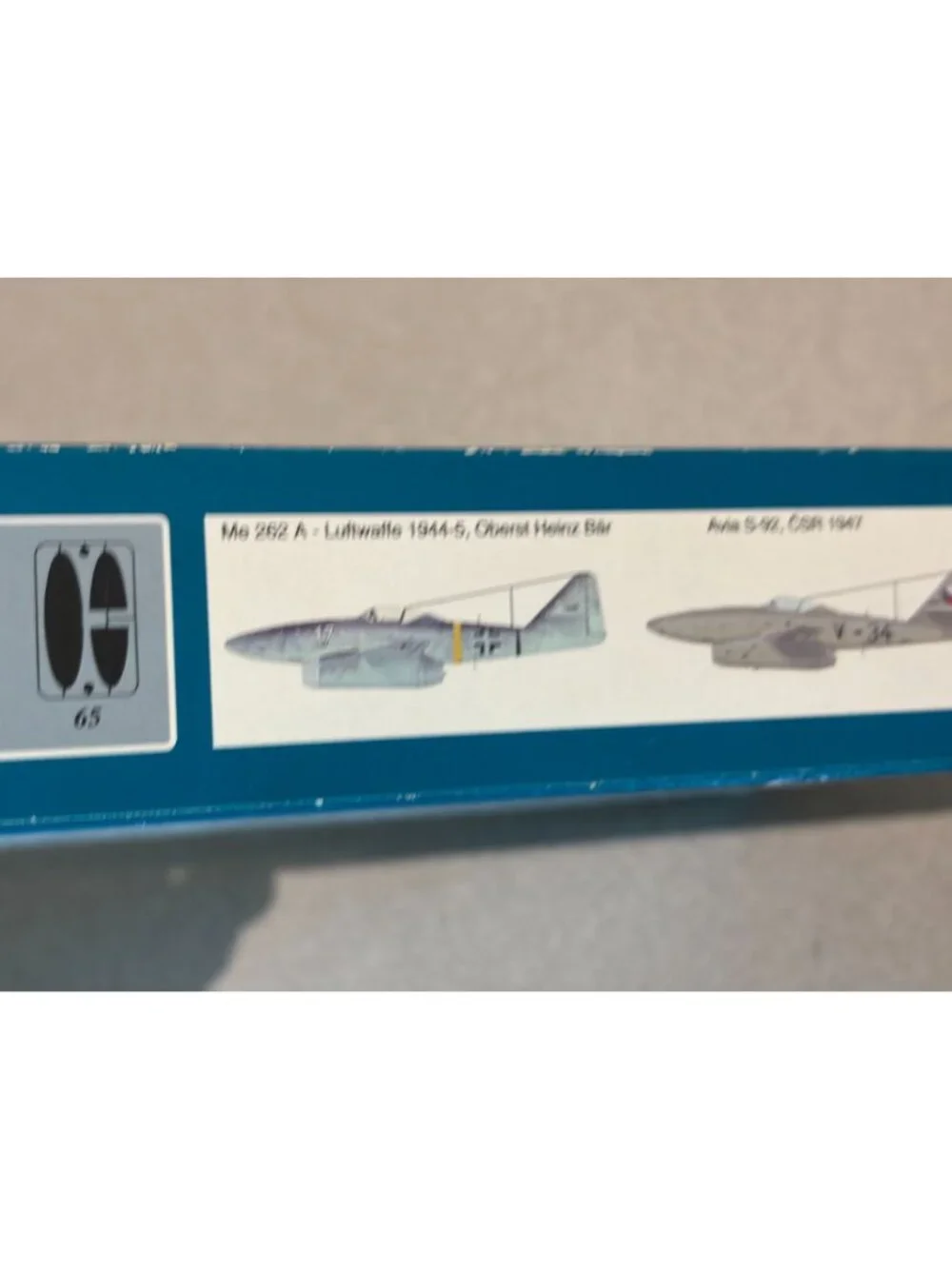Smer 1/72 Me 262 A-1a Avia S-92 Hi-Tech Plastic Military Aircraft Model Kit 0886